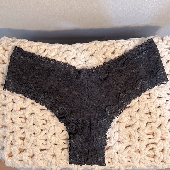 Victoria's Secret Other - NWOT Victoria’s Secret The Lacie black lace cheeky panty